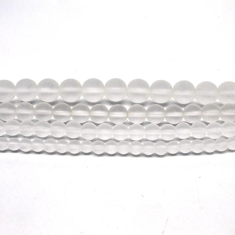 Crystal Pink Glass Ball Beads 4/6/8/10/12MM for Jewelry Making