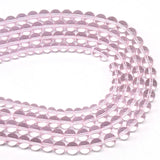 Crystal Pink Glass Ball Beads 4/6/8/10/12MM for Jewelry Making