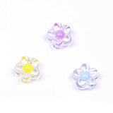 12MM Clear Acrylic Beads Mix DIY Loose Flower Accessory 100 Pieces