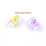 12MM Clear Acrylic Beads Mix DIY Loose Flower Accessory 100 Pieces