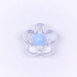 12MM Clear Acrylic Beads Mix DIY Loose Flower Accessory 100 Pieces