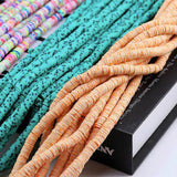 5-6mm Polymer Clay Heishi Disc Spacer Beads for DIY Jewelry Making