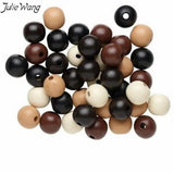 300PCS Wood Bead Bronze Bracelet Anklet Jewelry Finding