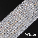 200pcs 4mm Square Austrian Crystal Beads DIY Jewelry Supply