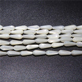 Natural Shell Beads Drop-shaped Mother Of Pearl Spacer Bead Jewelry Making