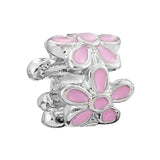 10pcs Daisy Beaded Enamel Flower Beads Lucky Charm DIY Jewelry