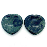1pc Agate Stone Cabochons Heart-shaped 40x40x6mm