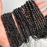 Faceted Round Agates Bead for Bracelet Necklace Making