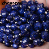 Lapis Lazuli Stone Beads Olive Shape Spacer Beads DIY Jewelry Making 6 8 10mm