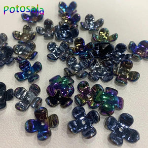 17mm Acrylic Flower Loose Beads Spacers for Jewelry Making Crafts