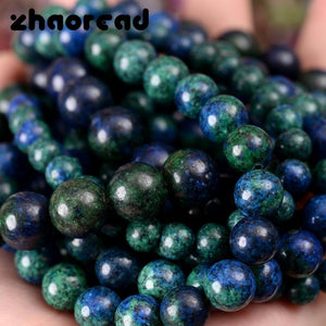 Phoenix Lapis Lazuli Stone Beads Round Spacer Beads for Jewelry Making 4-12mm