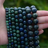 Phoenix Lapis Lazuli Stone Beads Round Spacer Beads for Jewelry Making 4-12mm
