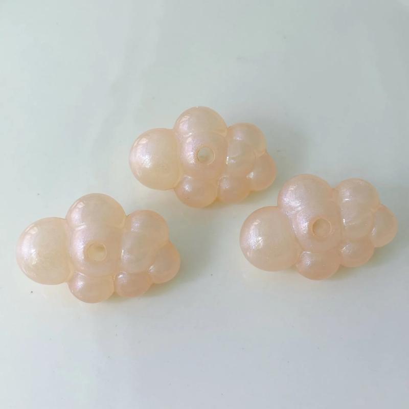 10 PCS Acrylic Clouds Beads DIY Jewelry Accessories Pendant