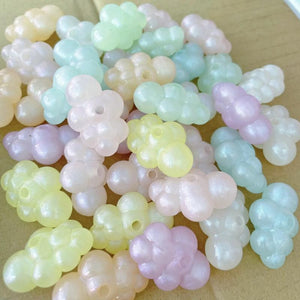10 PCS Acrylic Clouds Beads DIY Jewelry Accessories Pendant