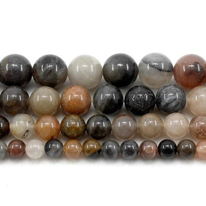 Chinese Tourmaline Round Loose Beads Strand 4/6/8/10/12MM for DIY Jewelry