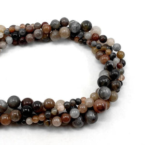Chinese Tourmaline Round Loose Beads Strand 4/6/8/10/12MM for DIY Jewelry