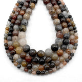 Chinese Tourmaline Round Loose Beads Strand 4/6/8/10/12MM for DIY Jewelry