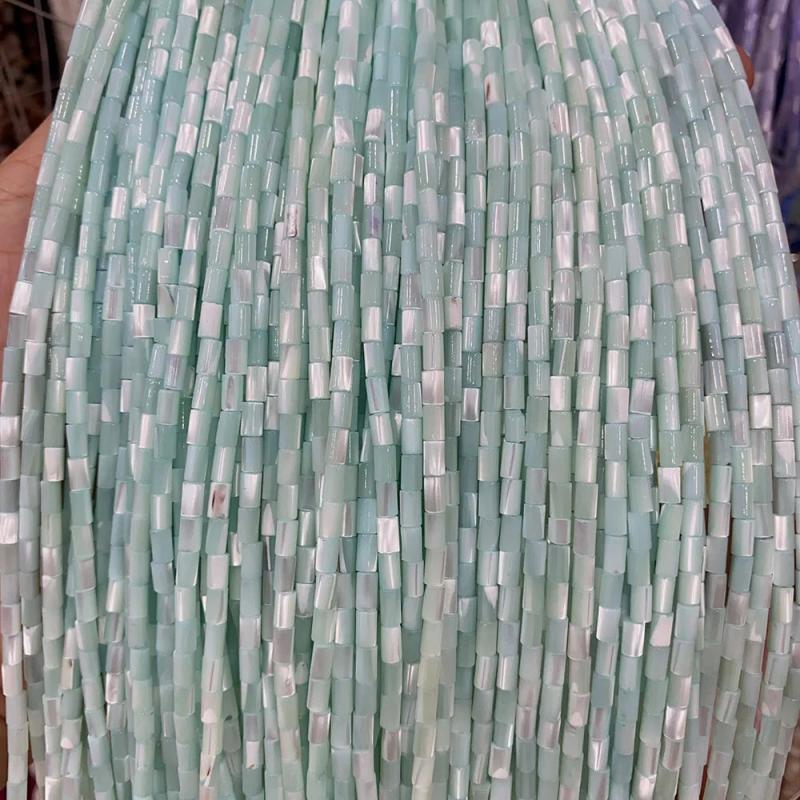 Natural Seawater Shell Cylindrical Beads for Jewelry