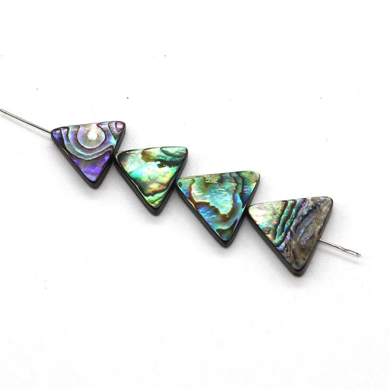 Abalone Shell Triangle Beads DIY Jewelry Making