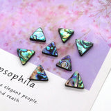Abalone Shell Triangle Beads DIY Jewelry Making