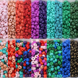 45g Candy Czech Glass Seed Beads 260pcs DIY Jewelry Making Accessories