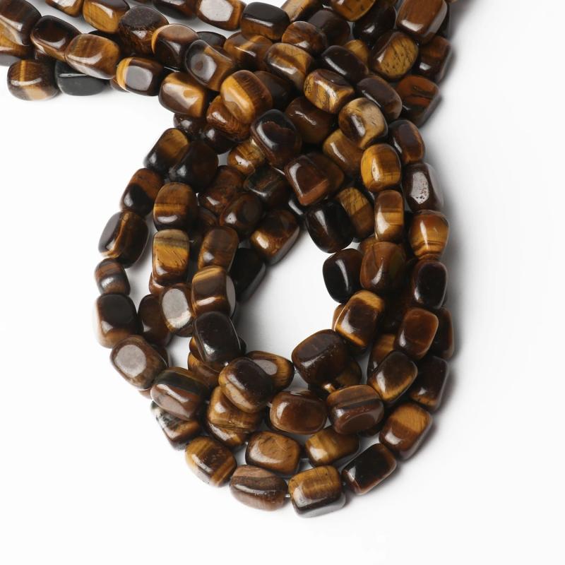 8x12mm Yellow Tiger Eye Stone Beads Natural Loose Spacer Bead for Jewelry Making