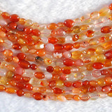 Natural Irregular Carnelian Stone Beads for DIY Bracelet Making