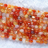 Natural Irregular Carnelian Stone Beads for DIY Bracelet Making