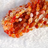 Natural Irregular Carnelian Stone Beads for DIY Bracelet Making