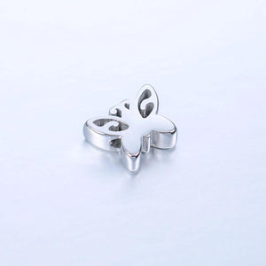 Stainless Steel Butterfly Charms Multicolor Spacer Beads 5PCs
