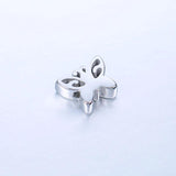 Stainless Steel Butterfly Charms Multicolor Spacer Beads 5PCs