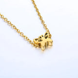 Stainless Steel Butterfly Charms Multicolor Spacer Beads 5PCs