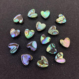 Abalone Shell Heart Beads for DIY Jewelry Making
