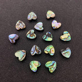 Abalone Shell Heart Beads for DIY Jewelry Making