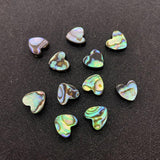 Abalone Shell Heart Beads for DIY Jewelry Making