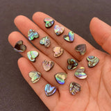 Abalone Shell Heart Beads for DIY Jewelry Making