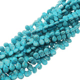 Pine Stone Flat Drop Loose Beads 10-18m for Jewelry Making