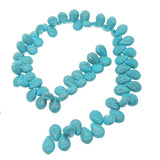 Pine Stone Flat Drop Loose Beads 10-18m for Jewelry Making