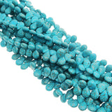 Pine Stone Flat Drop Loose Beads 10-18m for Jewelry Making