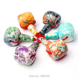 18mm Multicolor Stone Tibet DIY Loose Beads Set wj308