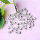 50Pcs 8mm Retro Jewelry Spacers Beads DIY Creative Jewellery Making