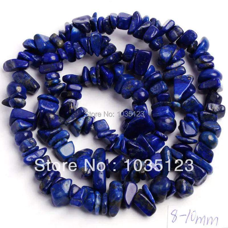 Natural Lapis Lazuli Chip Gravel DIY Loose Beads Strand Jewelry Making