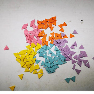 9MM Triangle Wooden Beads Discs for DIY Craft