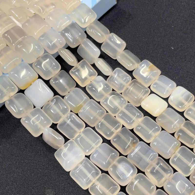 12MM Natural Stone Rectangle Beads for Jewelry Making DIY Bracelet Necklace