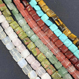12MM Natural Stone Rectangle Beads for Jewelry Making DIY Bracelet Necklace