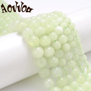 Natural Jade Stone Beads Round Loose Spacer Beads 6 8 10mm