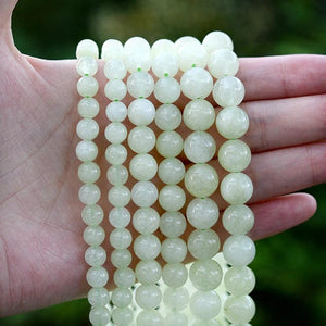 Natural Jade Stone Beads Round Loose Spacer Beads 6 8 10mm
