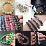 Natural Jade Stone Beads Round Loose Spacer Beads 6 8 10mm