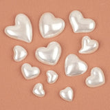 Imitation Pearl Patch Smooth Heart Shape DIY Making