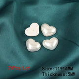 Imitation Pearl Patch Smooth Heart Shape DIY Making